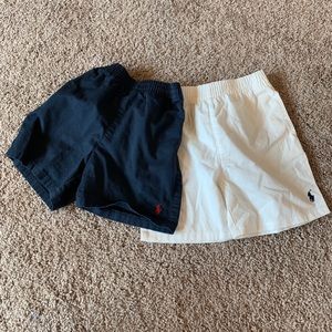 Lot of 2 Ralph Lauren 24m elastic waist shorts